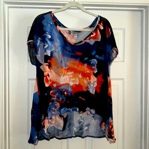 Floral pattern shirt